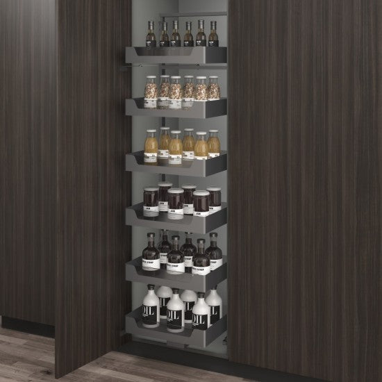 Ebco Kitchen Pantry Unit Max Glass