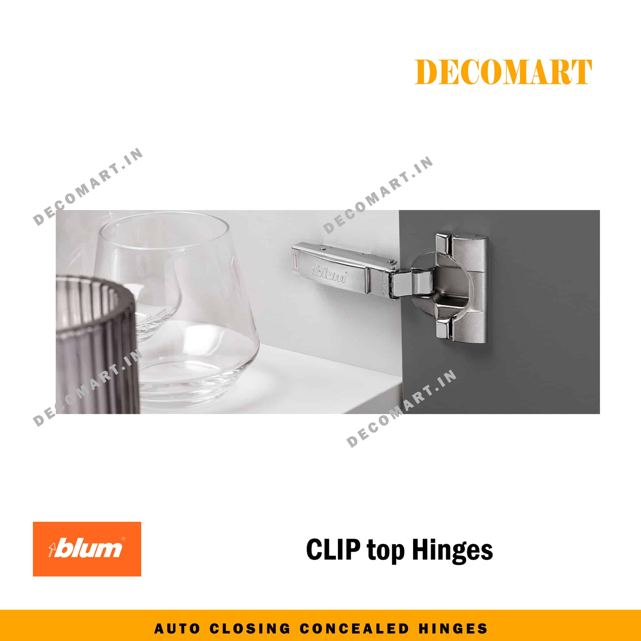 Blum CLIP top Hinges for TIP-ON Application