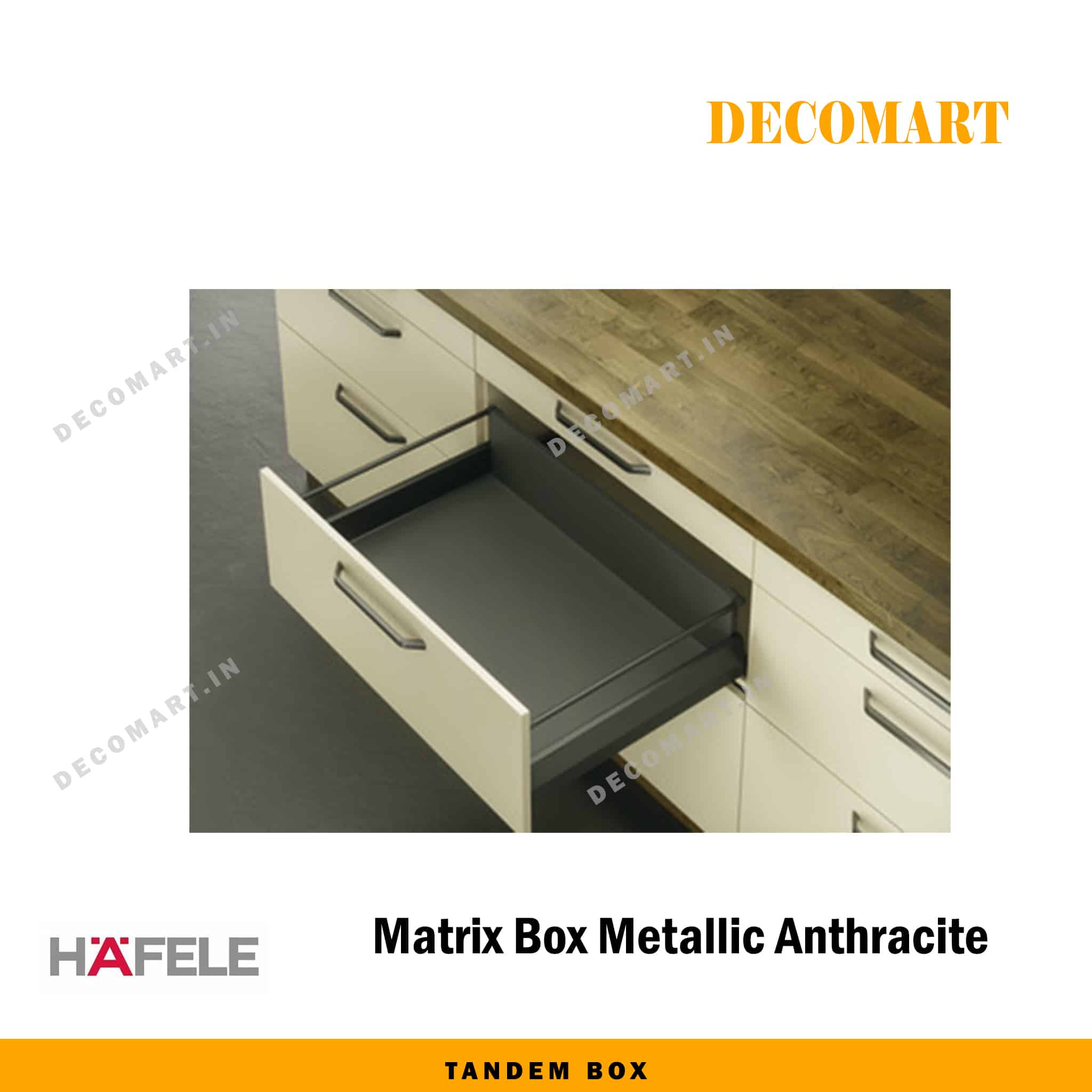 Hafele Matrix Tandem Box Premium+ Soft Close -40 kg