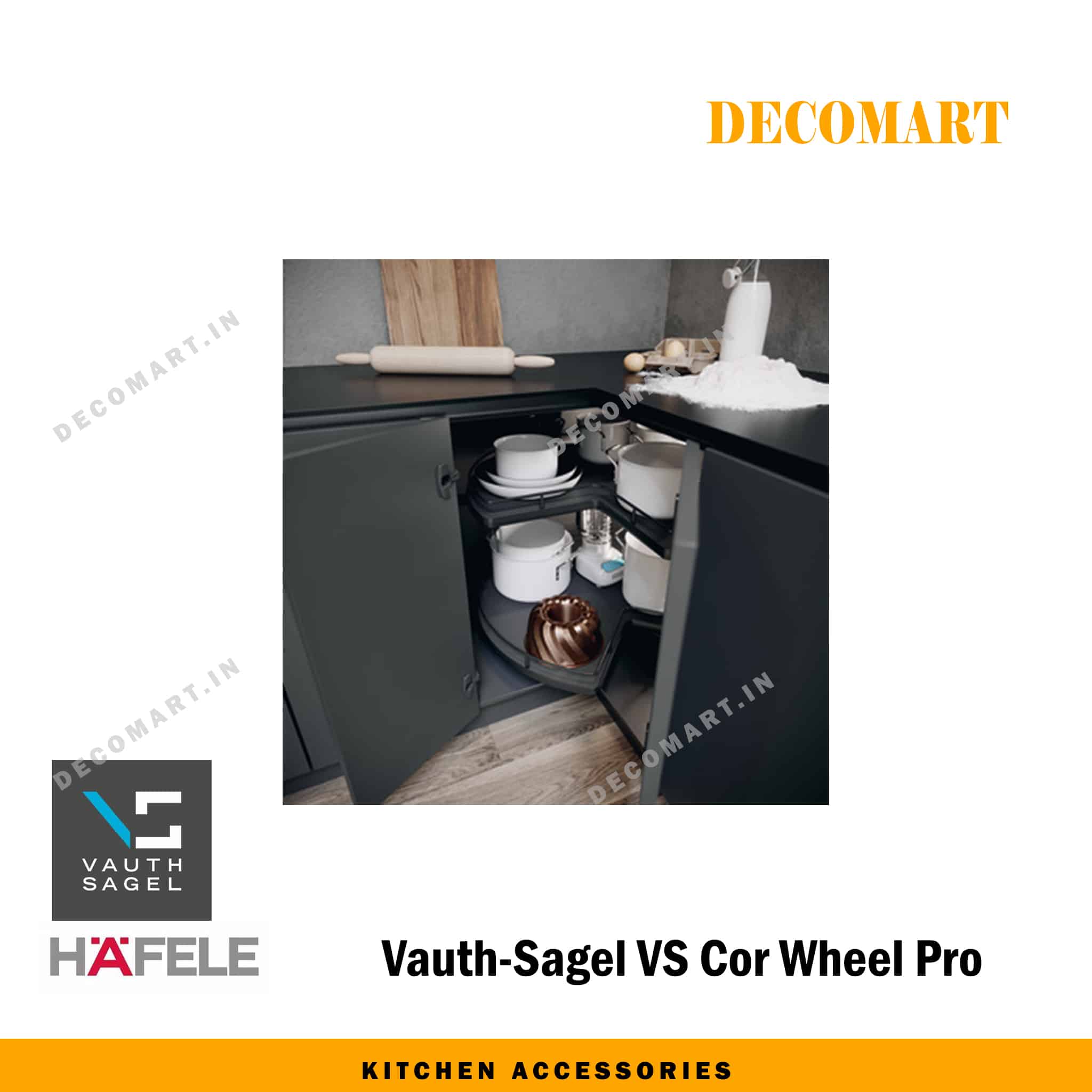 Hafele Corner Cabinet - VS Cor Wheel Pro