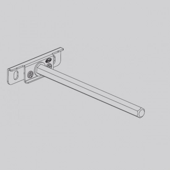 Ebco Wall Shelf Rod