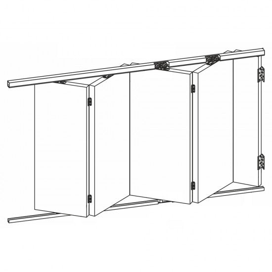 Ebco Sliding Folding System Wooden Doors