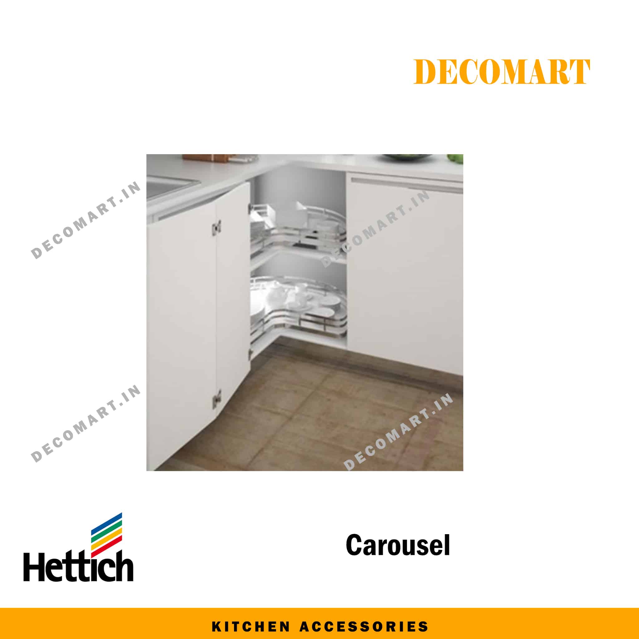 Hettich 3/4 Carousel