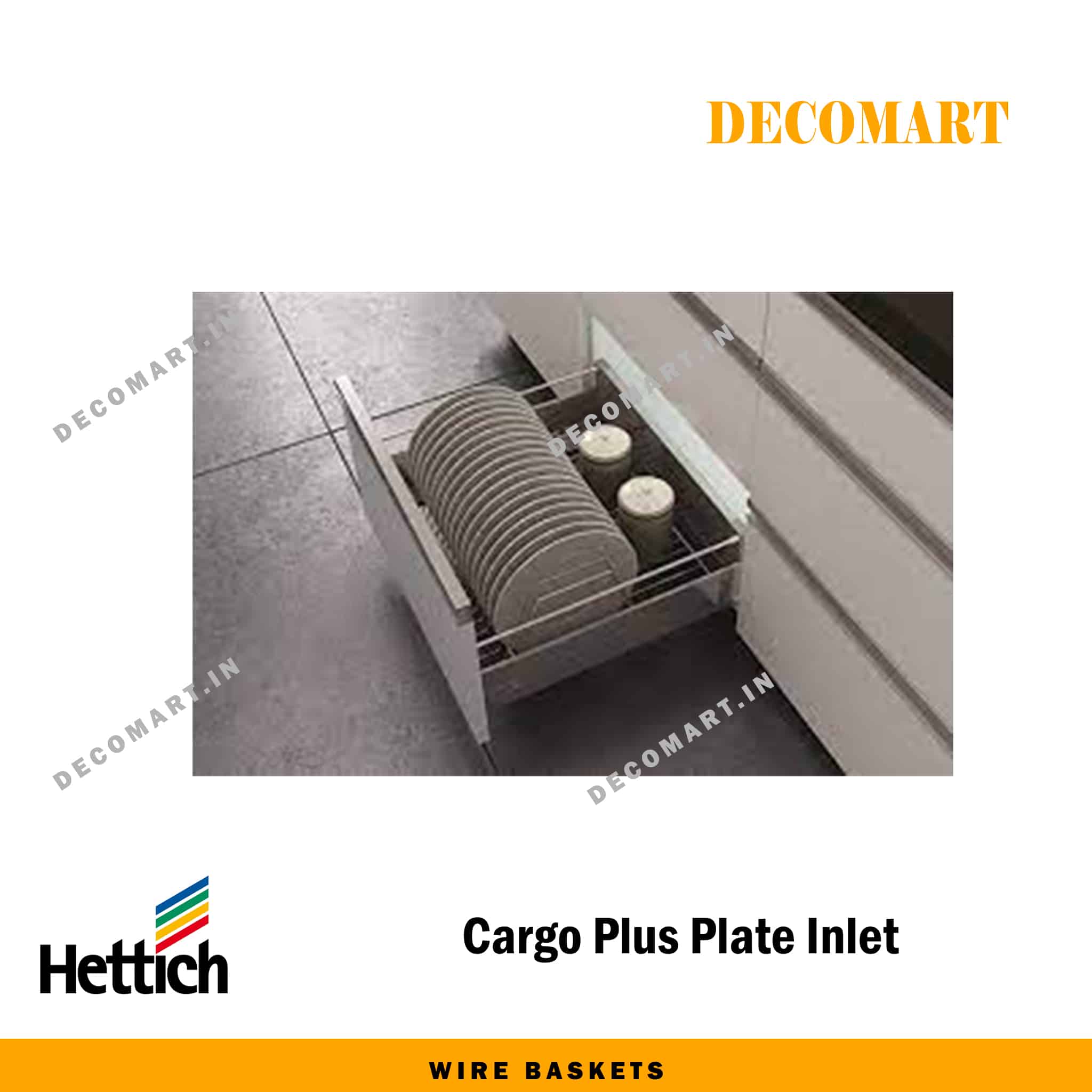 Hettich CargoPlus Inlets for 450 mm Cabinet