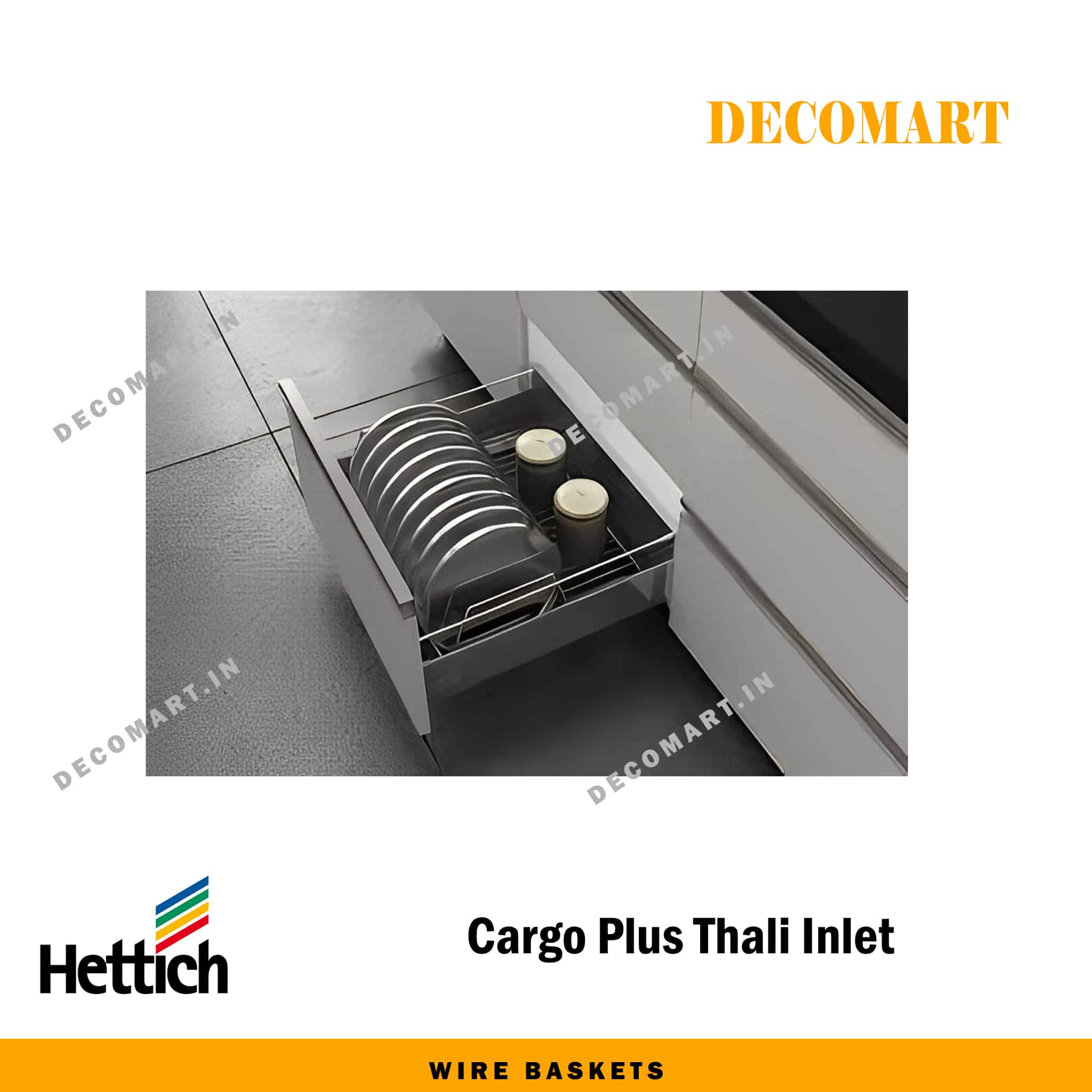 Hettich CargoPlus Inlets for 450 mm Cabinet